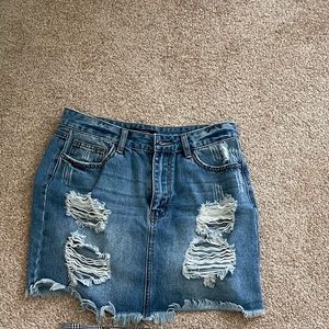 F21 Jean skirt